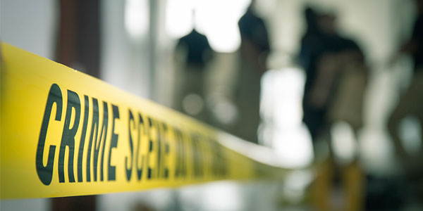 Photo of crime scene tape