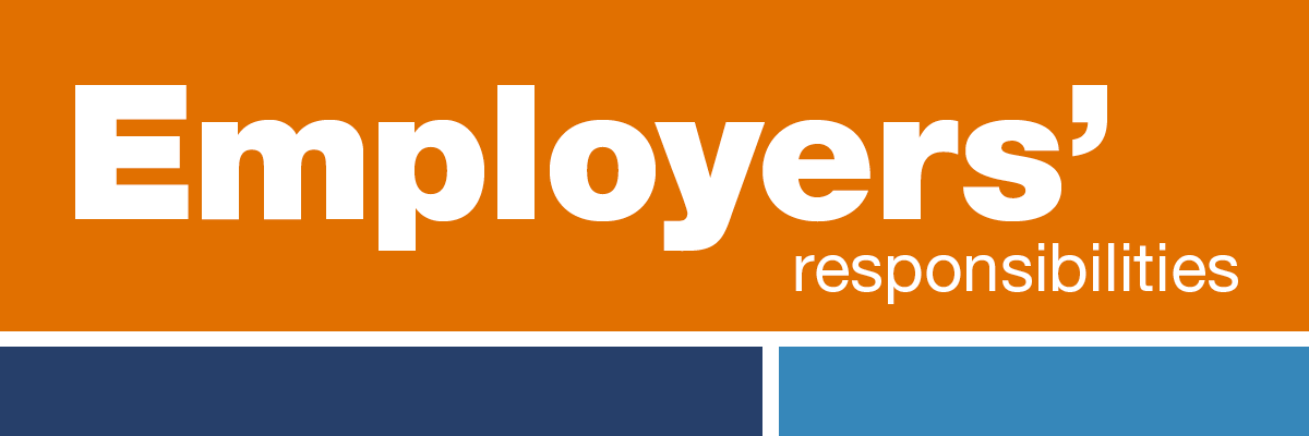 Title graphic employers responsibilities